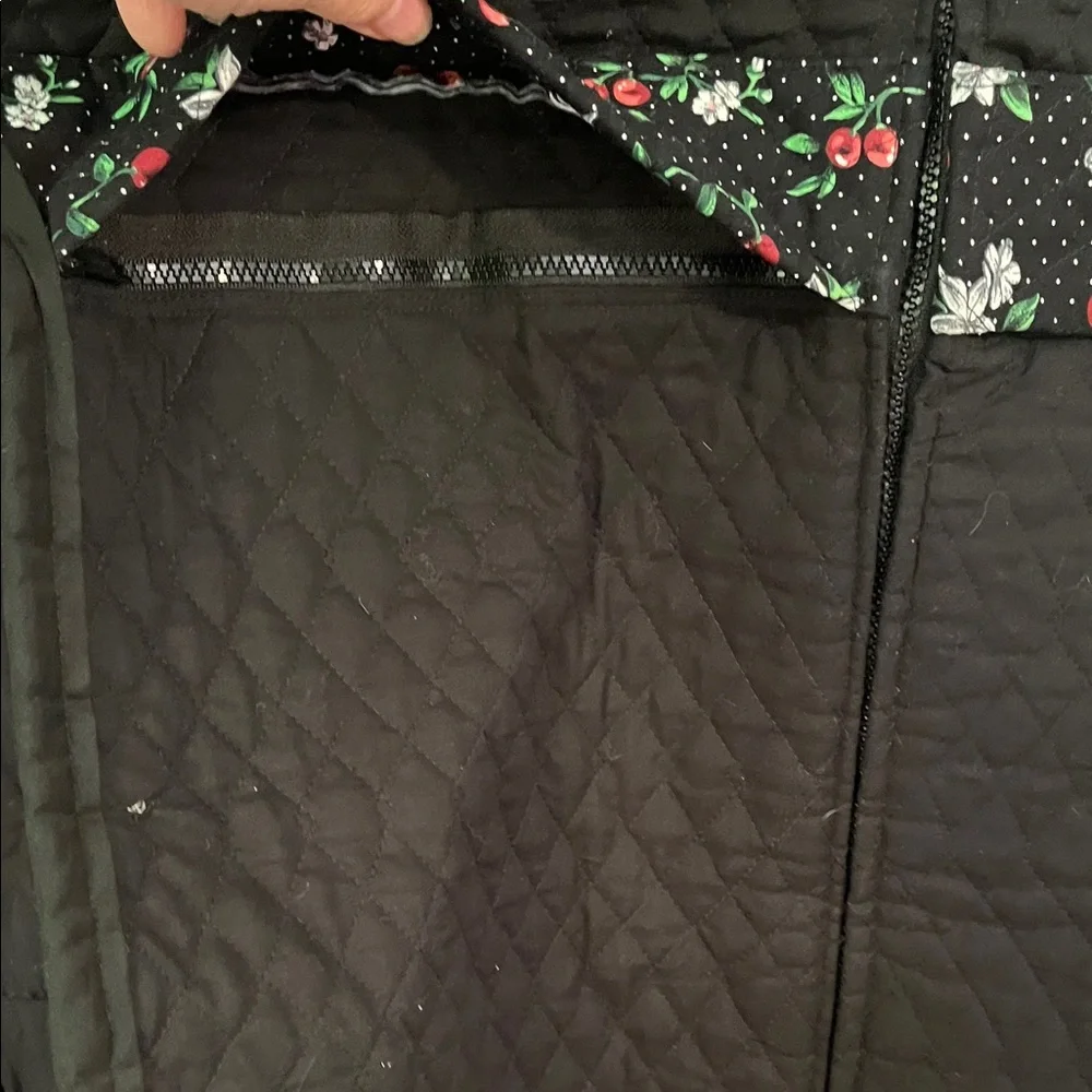 Floral Quilted Garment Bag
